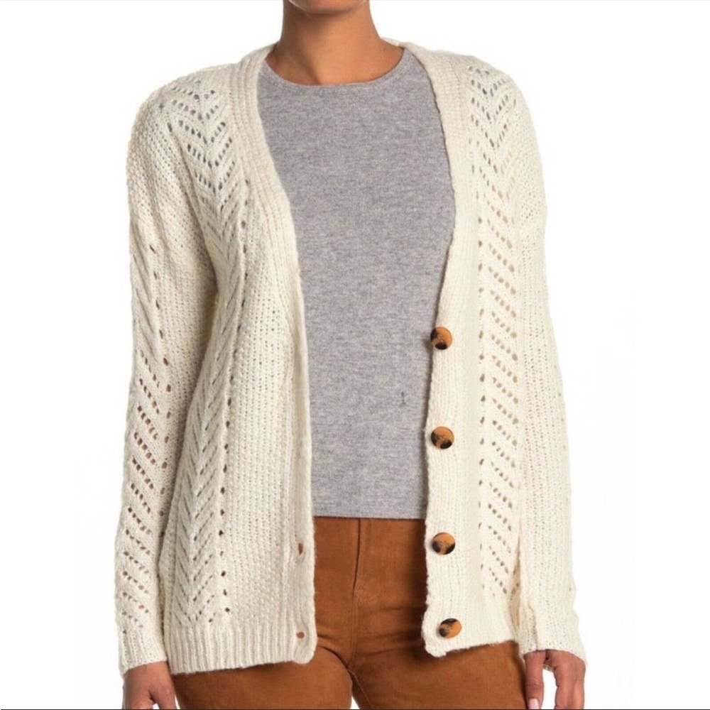 CENY Cable Grandpa knit cardigan